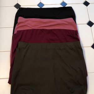 Set of 4! Forever 21 Skirts